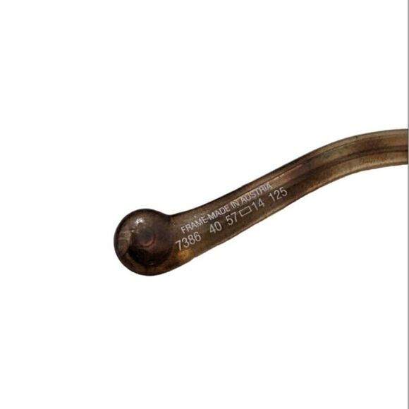 Christian Lacroix 7386 40 Silver‎ Metal Tortoise 57/14-125 Austria Frames Only - Picture 6 of 8